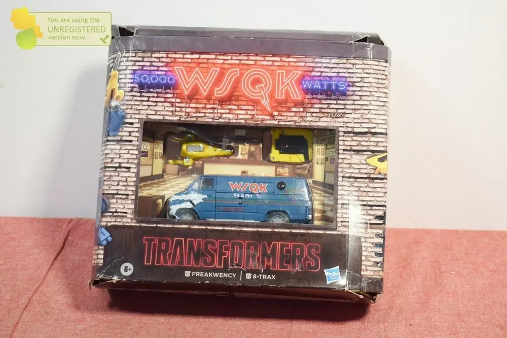 Transformers Collaborative Stranger Things Freakwency and 8-Trax Action Figure